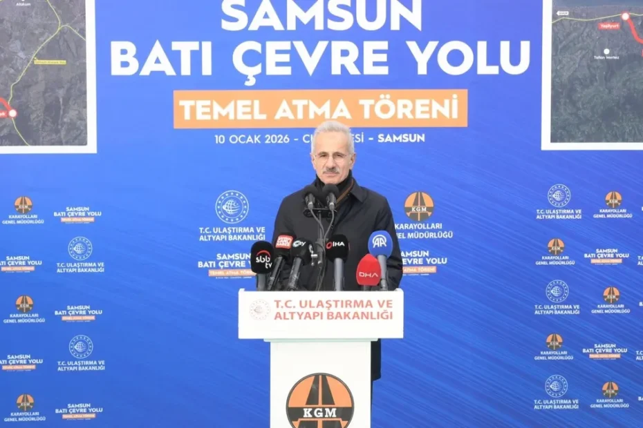 Samsun Batı Çevre Yolu’nun temeli atıldı! 40 dakikalık yol, 10 dakikaya düşecek
