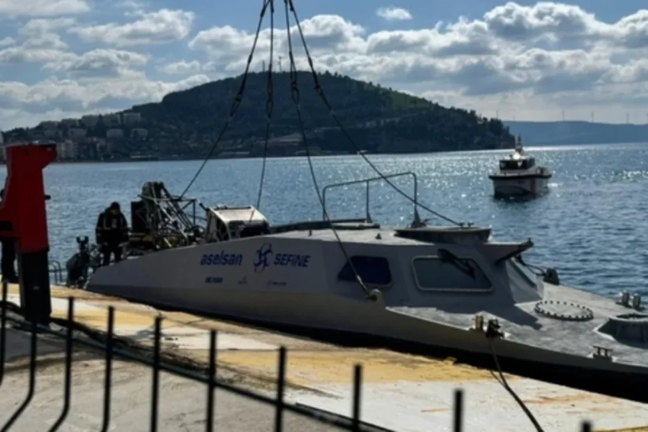 Yerli ve milli insansız mayın tarama aracı Erdek’te