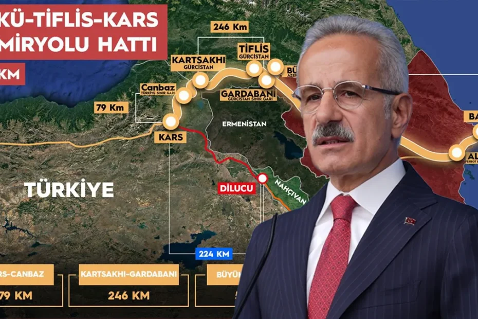Orta Koridor'un en önemli halkası devrede! Bakü-Tiflis-Kars Demir Yolu tam kapasiteyle işlemeye başladı